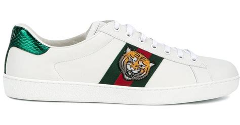 gucci ace sneakers tiger|gucci ace tiger sneakers.